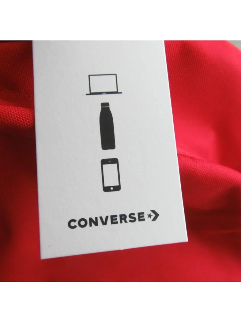 Converse Go 2 Red Backpack (24L) Laptop School Travel Bag NEW